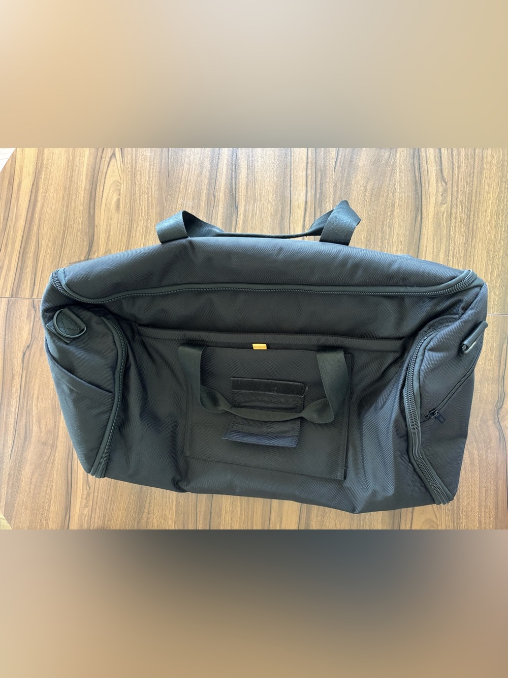 Men's Black Laptop Briefcase Tote - Professional Everyday Carry